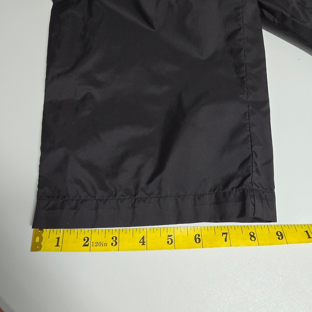 Vintage Nike Track Pants Men's Size M Black Side Stripe Windbreaker Ankle‎ Zip - Picture 12 of 13
